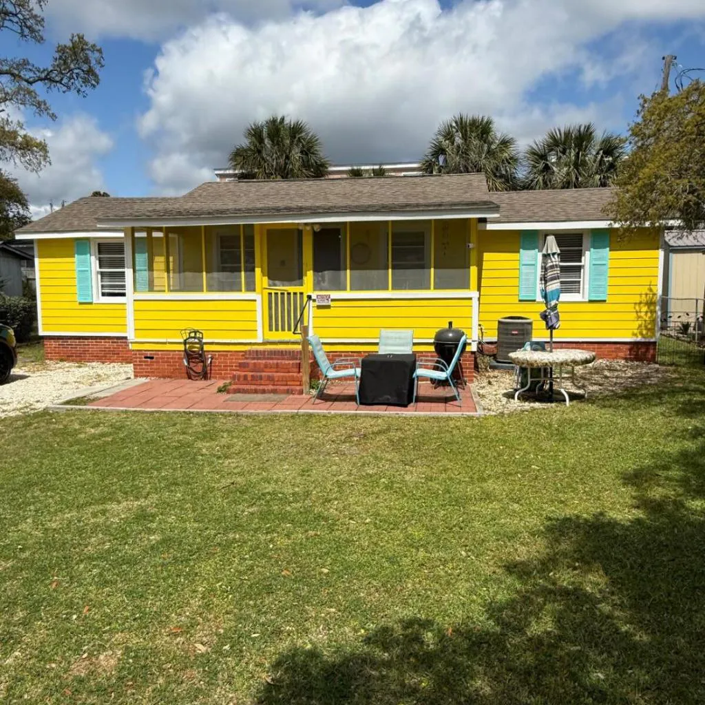 Photograph of Cozy Beach Haven with Fenced Yard Pets OK Walk to beach