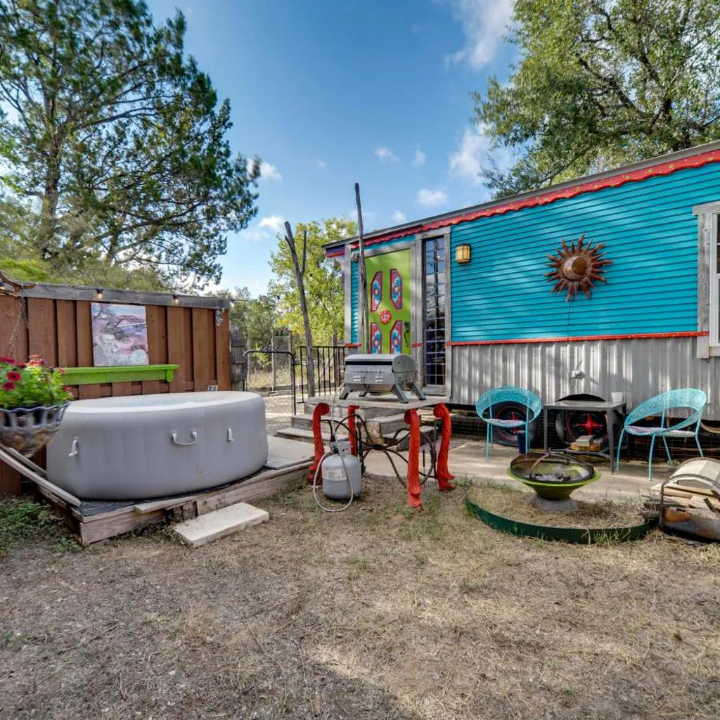 Photograph of Walk to Lake Travis: Austin Tiny Home w/ Hot Tub!