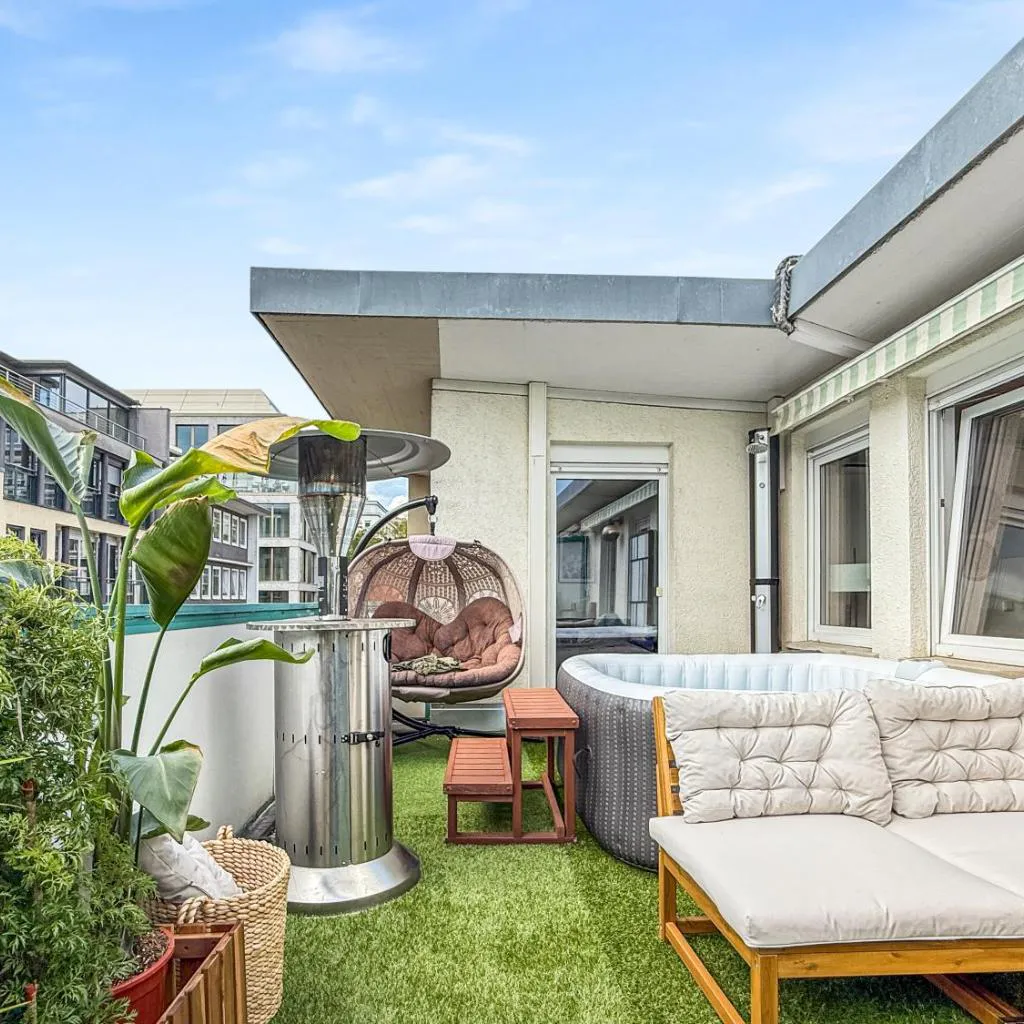 Photograph of Rooftop Penthouse with Hot Tub