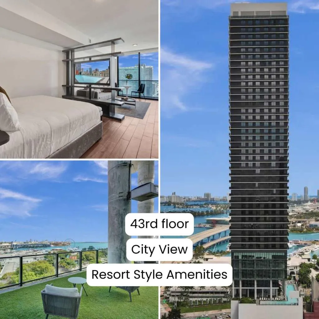 Photograph of Luxury Miami Studio Stunning Bay View