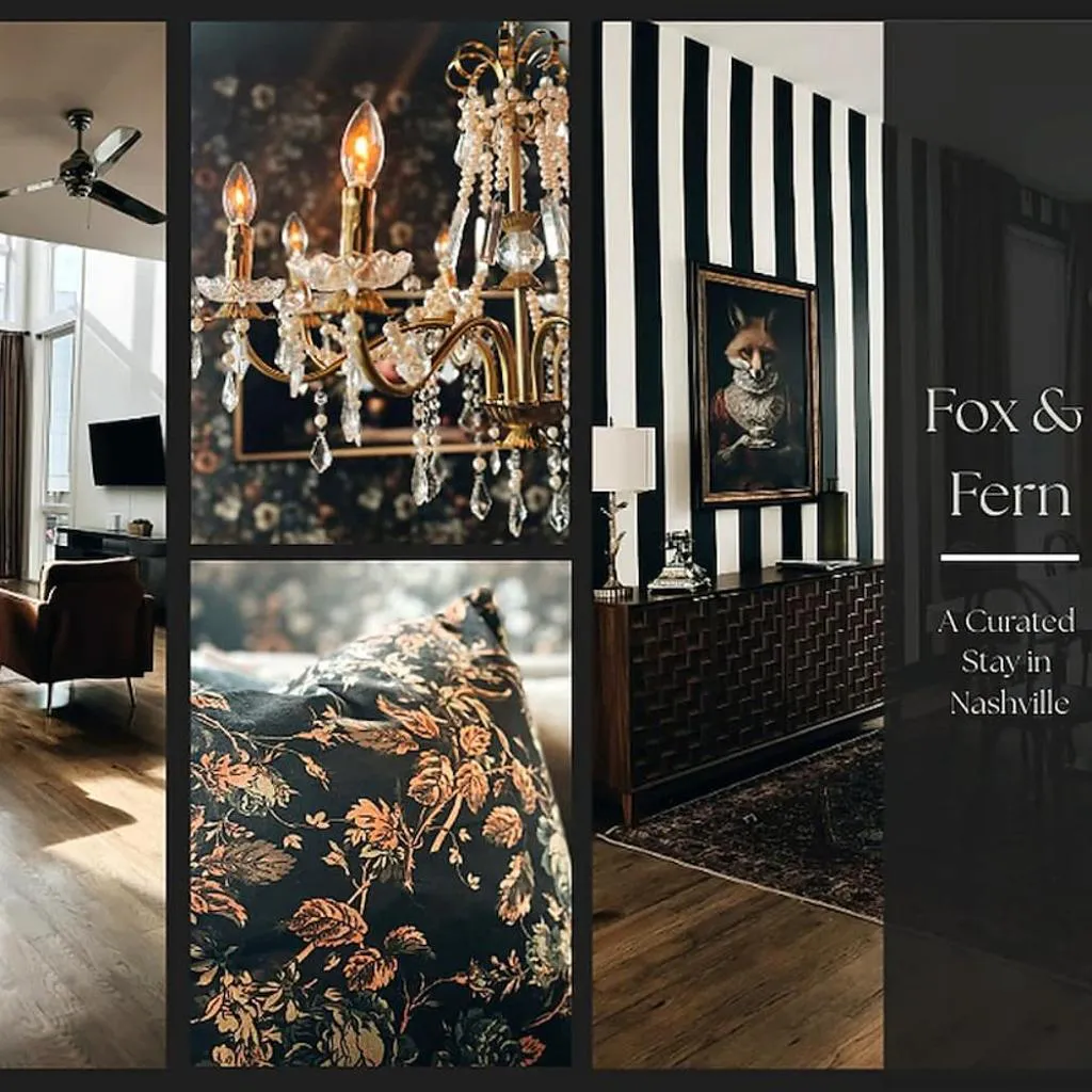 Photograph of Fox n Fern Nashville - Rooftop Oasis with Fireplace - 4BR - Berry Hill, 12 South, The Gulch, Belmont