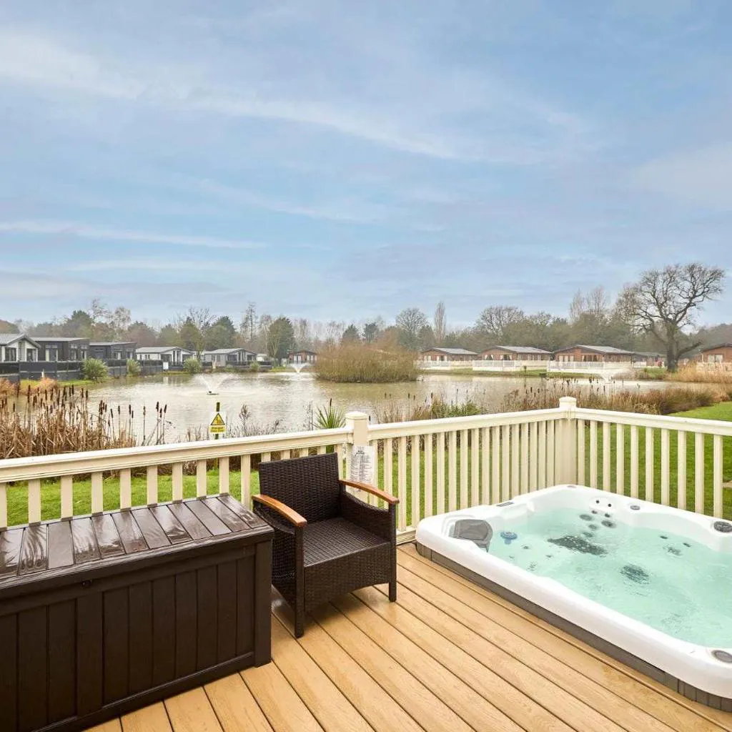 Photograph of Heathery Lodge with Hot Tub