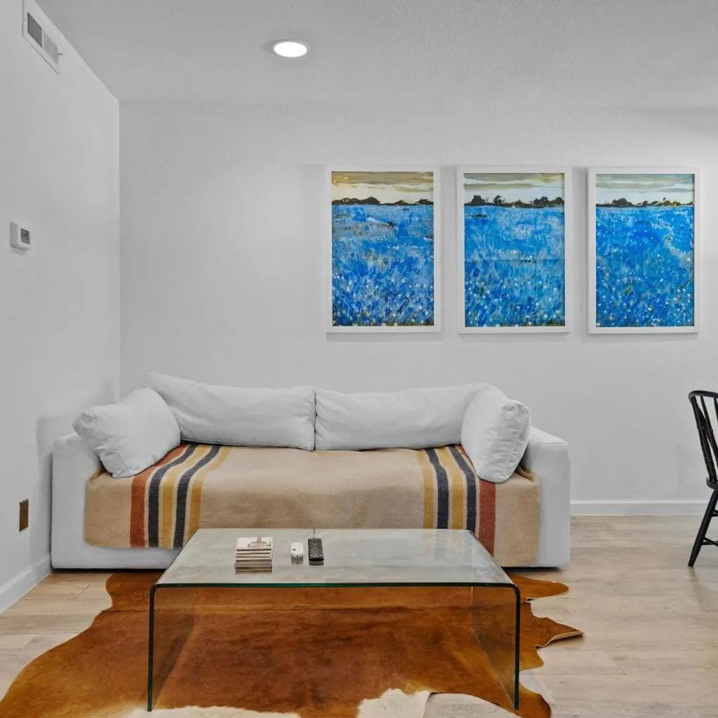 Photograph of Chic 1BR 1BA Condo in Clarksville with Gated Entry and Patio by Austin Vacay