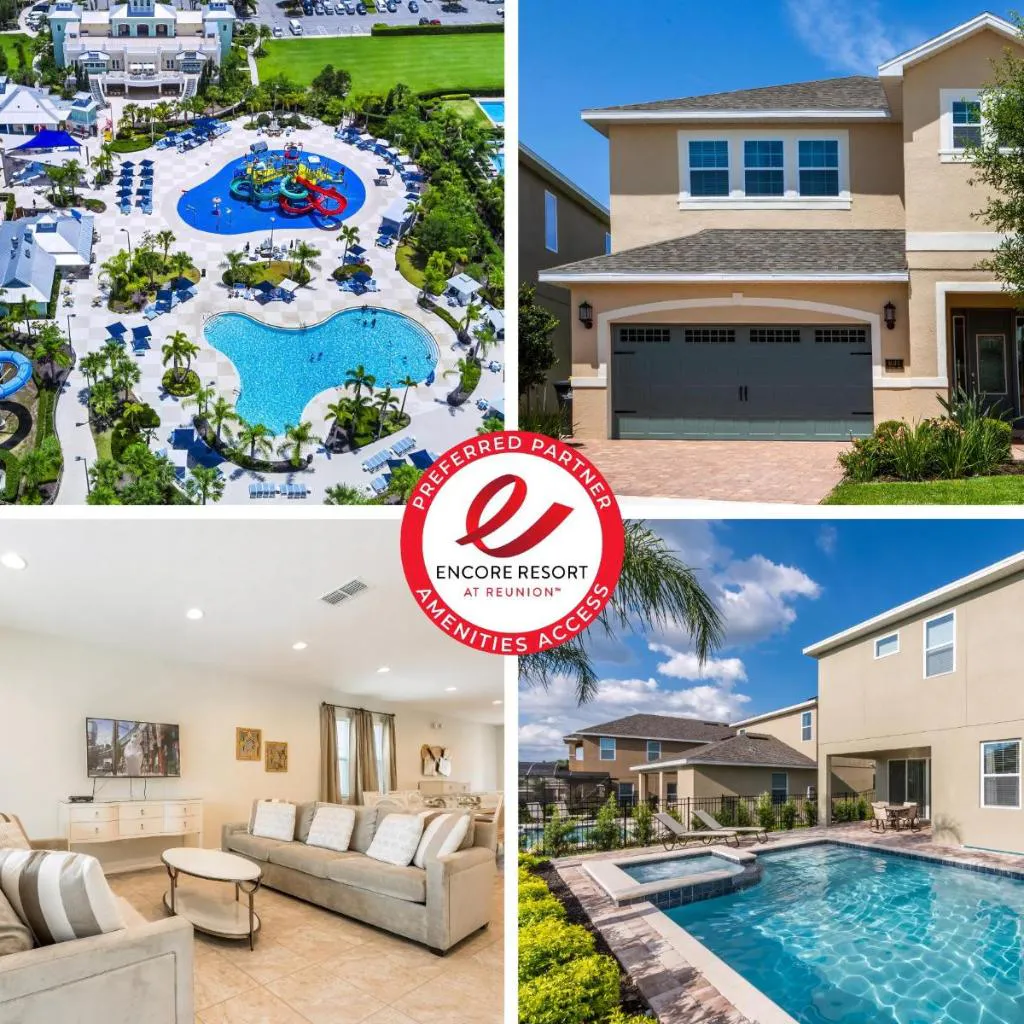 Photograph of Elegant Home Near Disney With Private Pool And Waterpark & Resort Access At Encore Resorts Reunion - 621La