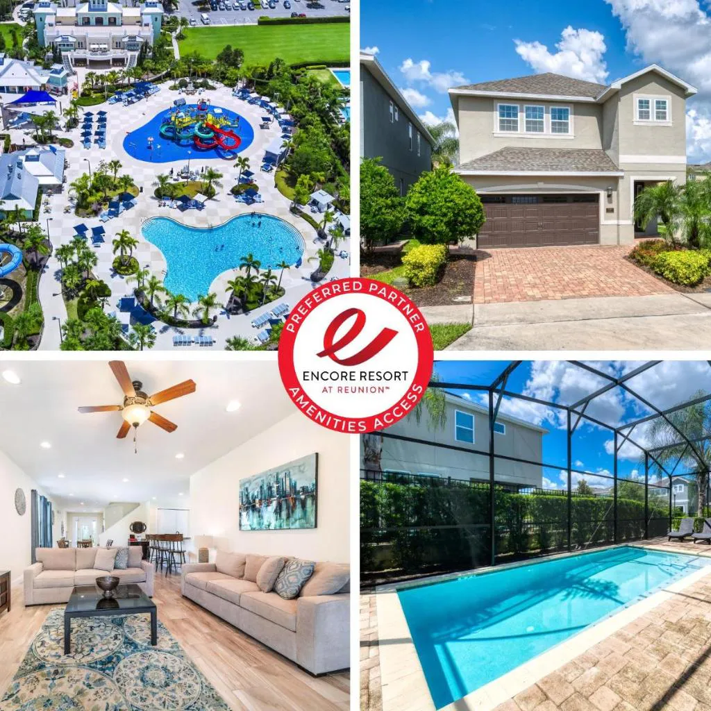 Photograph of Elegant Home Near Disney With Private Pool And Waterpark & Resort Access At Encore Resorts Reunion - 430La