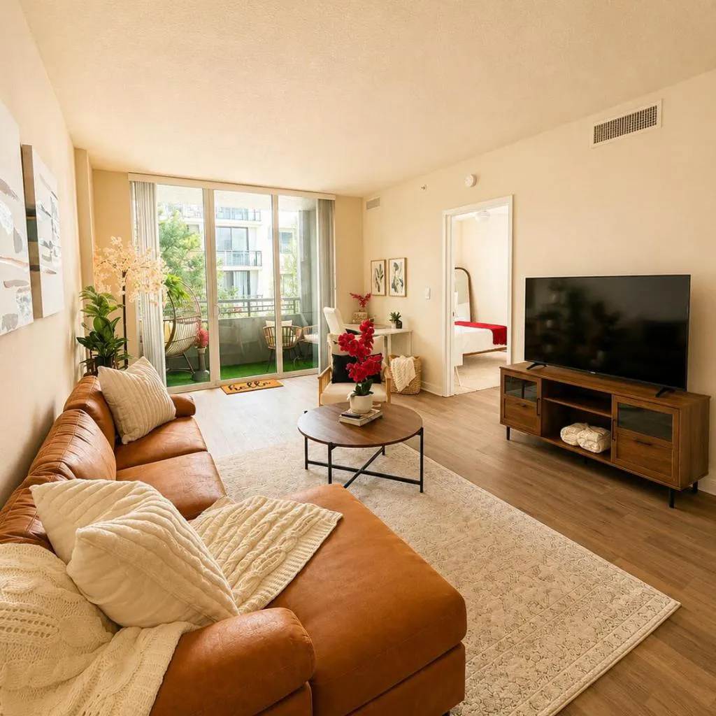 Photograph of Channelside Escape - Egg Chair Balcony - Walkable
