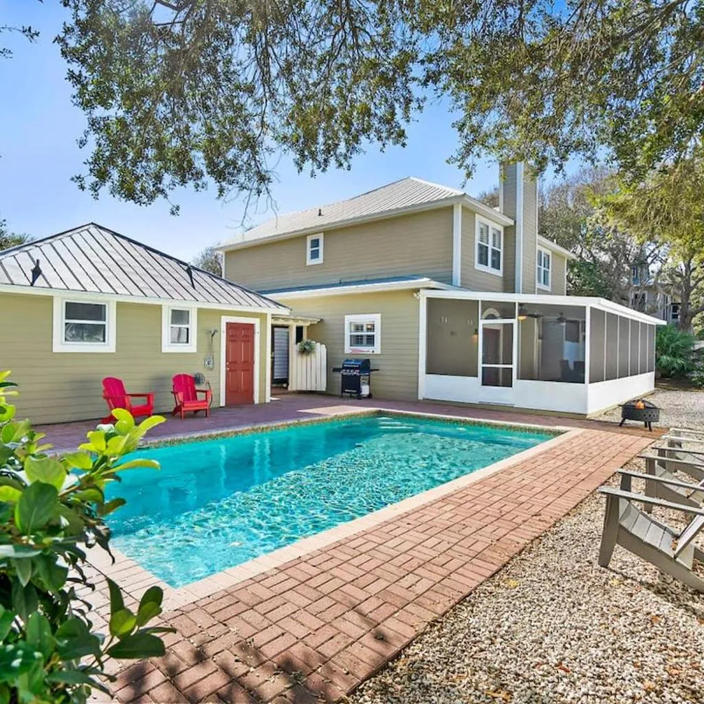 Photograph of Beach Home w Pool Golf Cart Game Room Dogs Ok