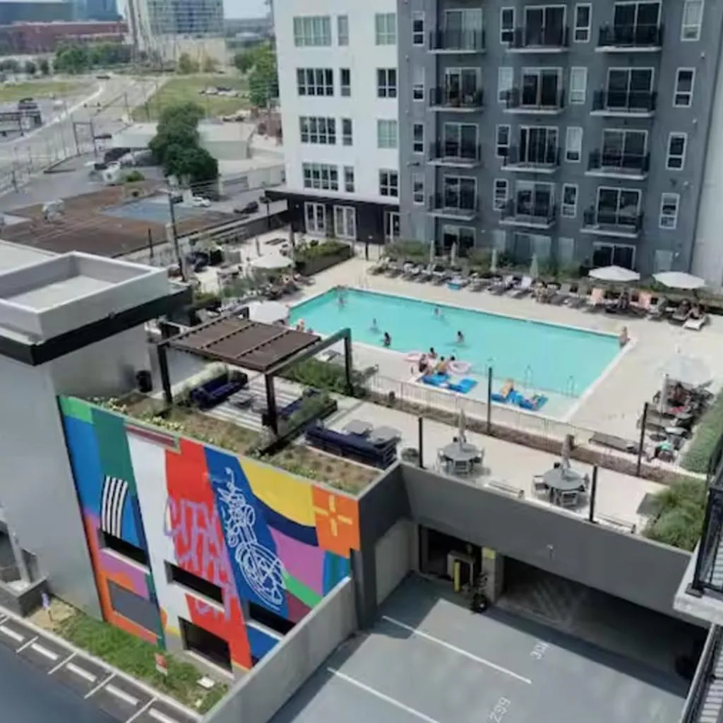 Photograph of Downtown Nashville Walk to Broadway Pool, Private Balcony, FREE parking!