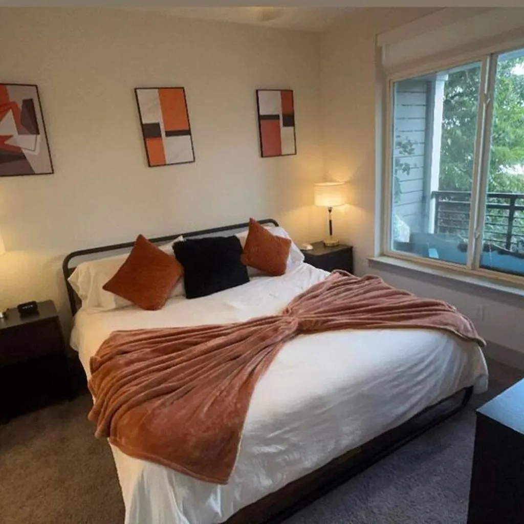 Photograph of Beautiful Condo on Riverwalk King Suite w Free Parking Pet Friendly Centrally Located on the Riverwalk