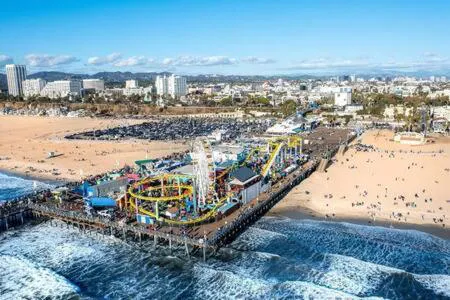 Photograph of 2 Santa Monica Beach Walking