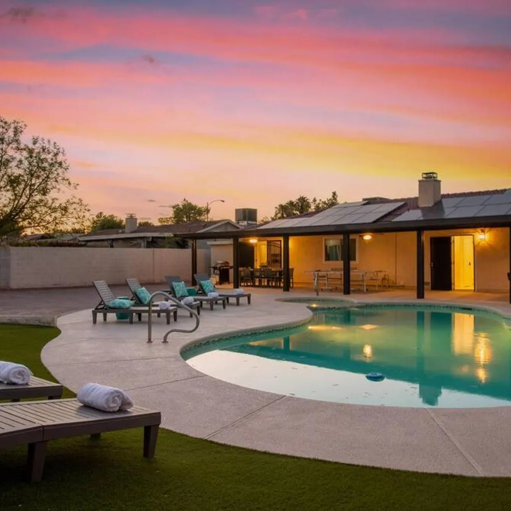 Photograph of 6 BR Oasis with Pool, Pickle Ball, Golf & More!