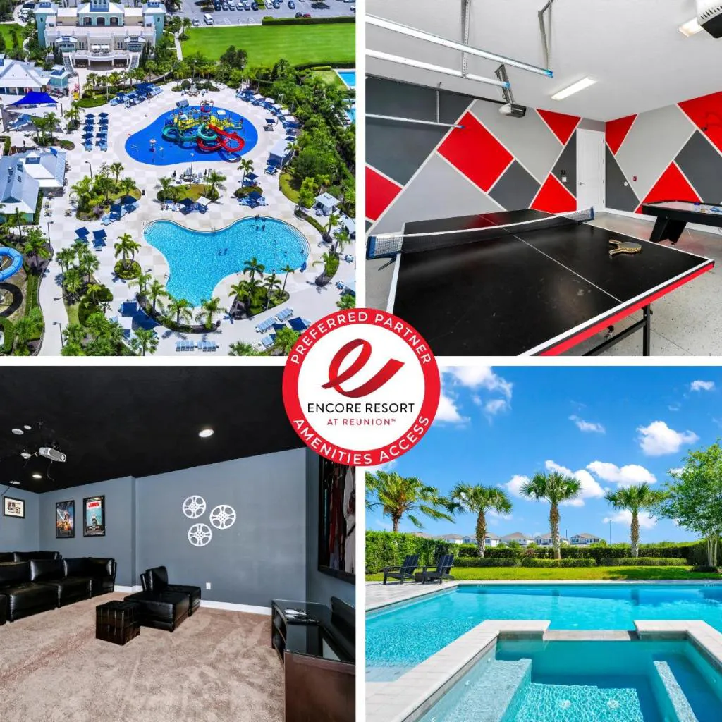Photograph of Picturesque Home With Theme Rooms, Theater And Game Room Near Disney With Waterpark & Resort Access At Encore Resort - 7652Ff