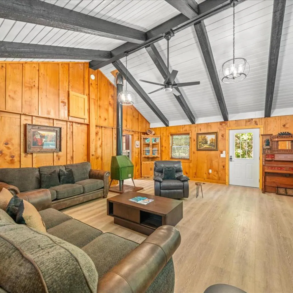 Photograph of Rustic Lodge - Pet-Friendly Cabin with Hot Tub & Fire Pit