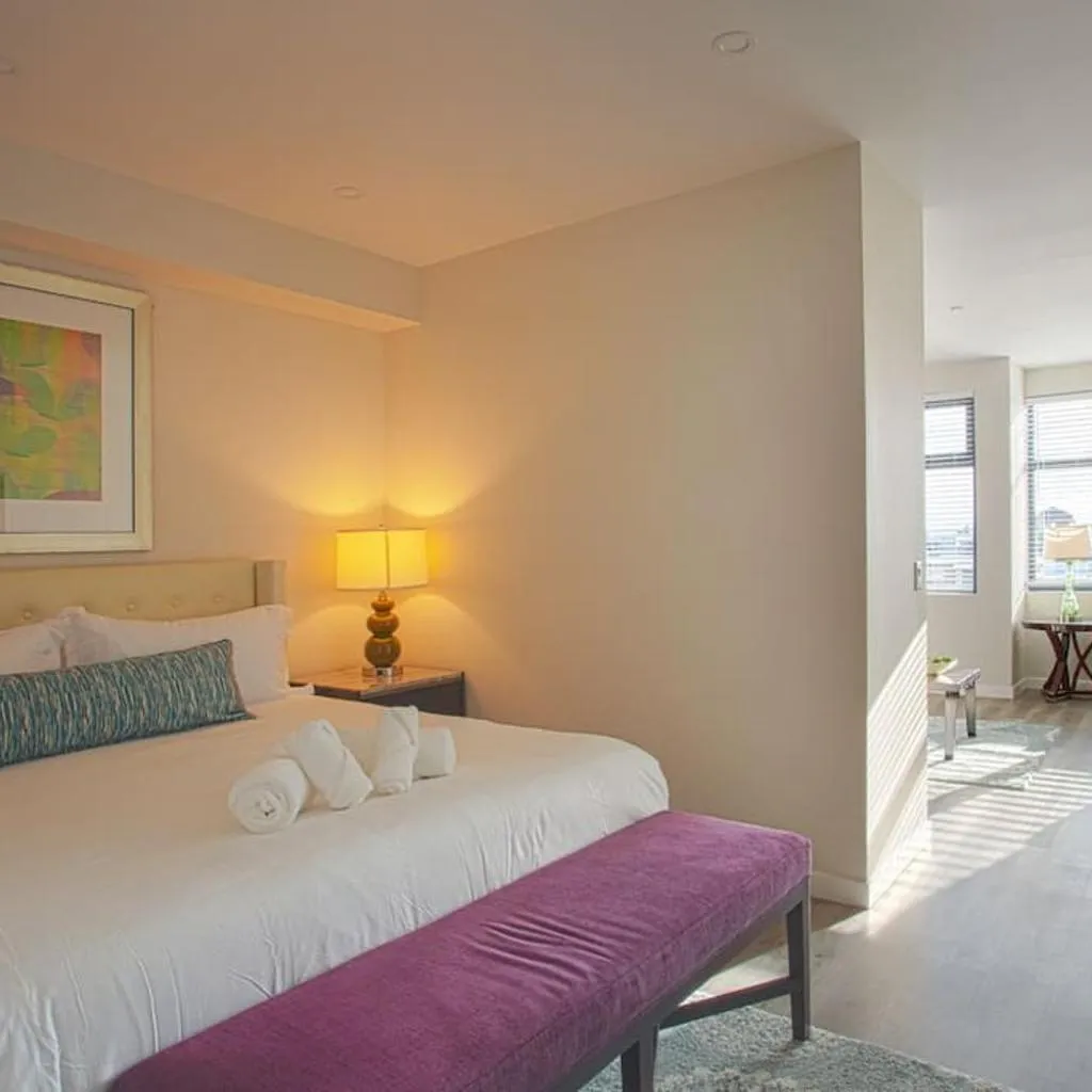 Photograph of One Bedroom Apartment with SD Downtown View