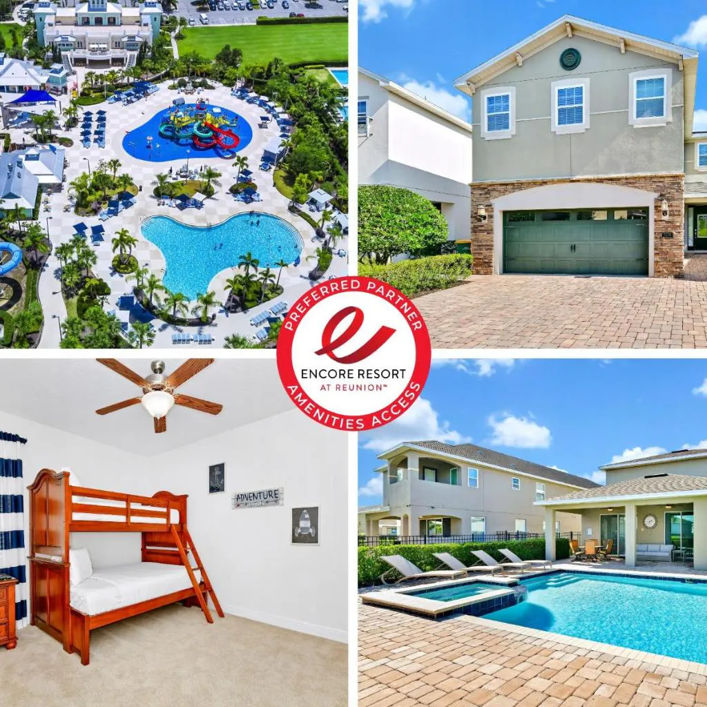 Photograph of Inviting Home Near Disney With Private Pool And Waterpark & Resort Access At Encore Resorts Reunion - 7578Mr