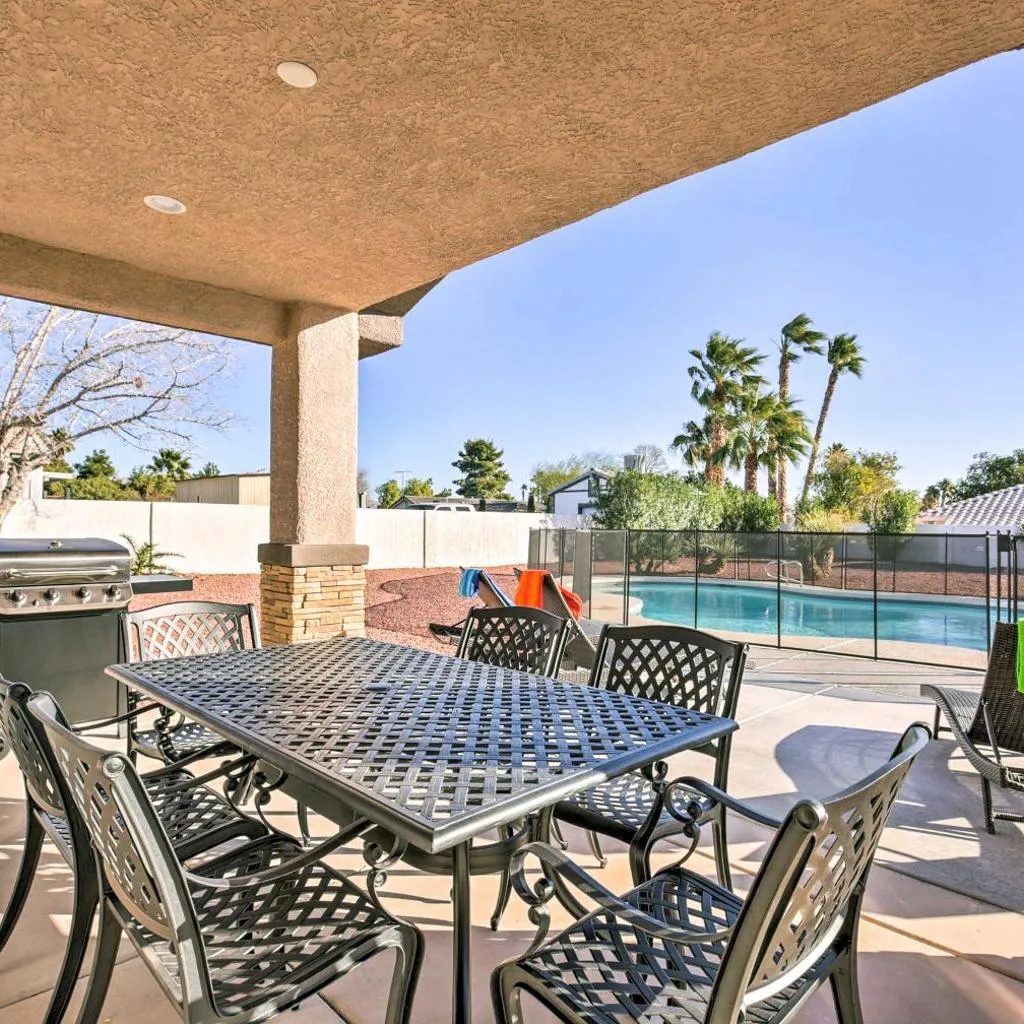 Photograph of Updated Las Vegas House: Patio & Solar Heated Pool