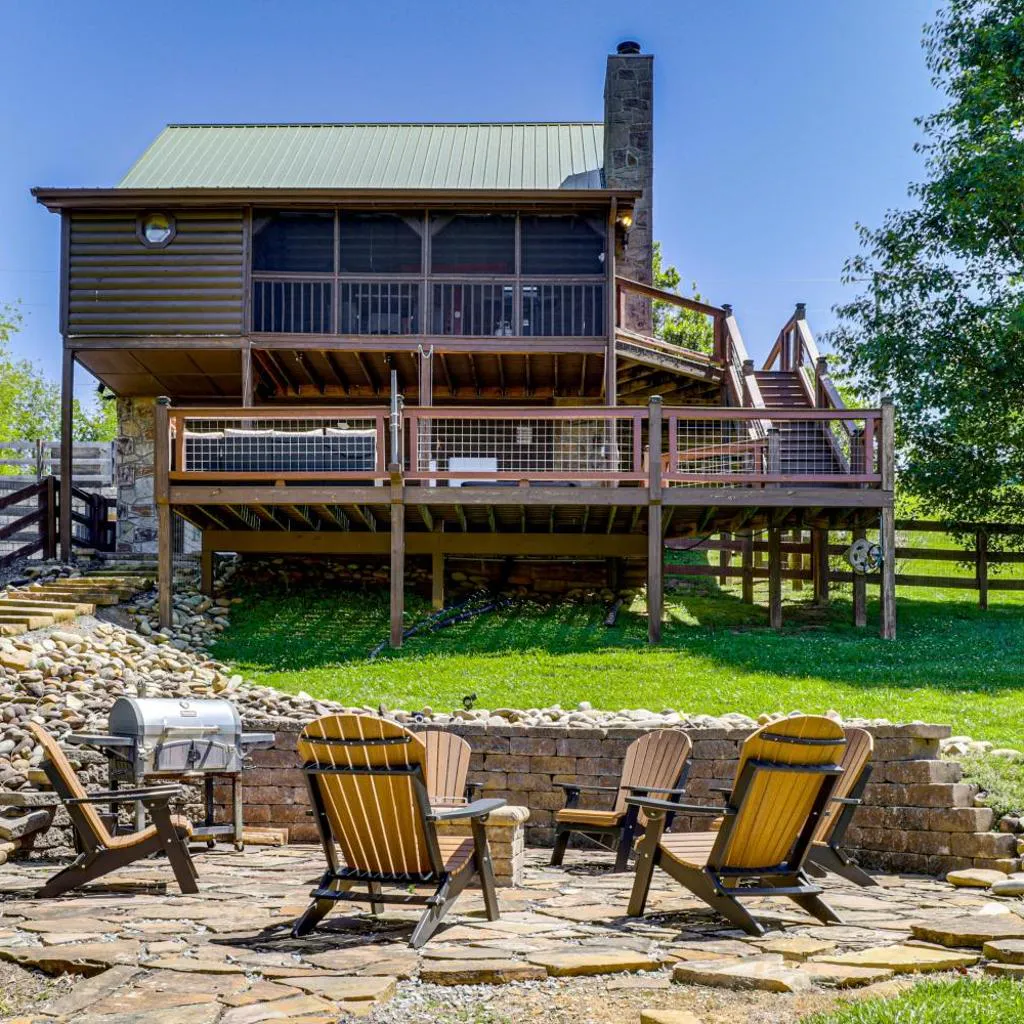 Photograph of Expansive Smoky Mtn Retreat w/ Main & Guest Cabins
