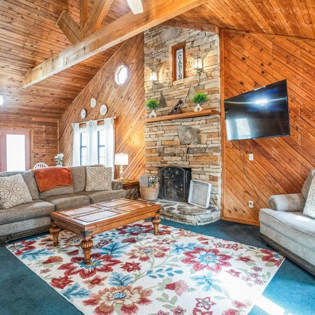 Photograph of Spacious Gatlinburg Cabin Home Hot Tub King Beds Game Room