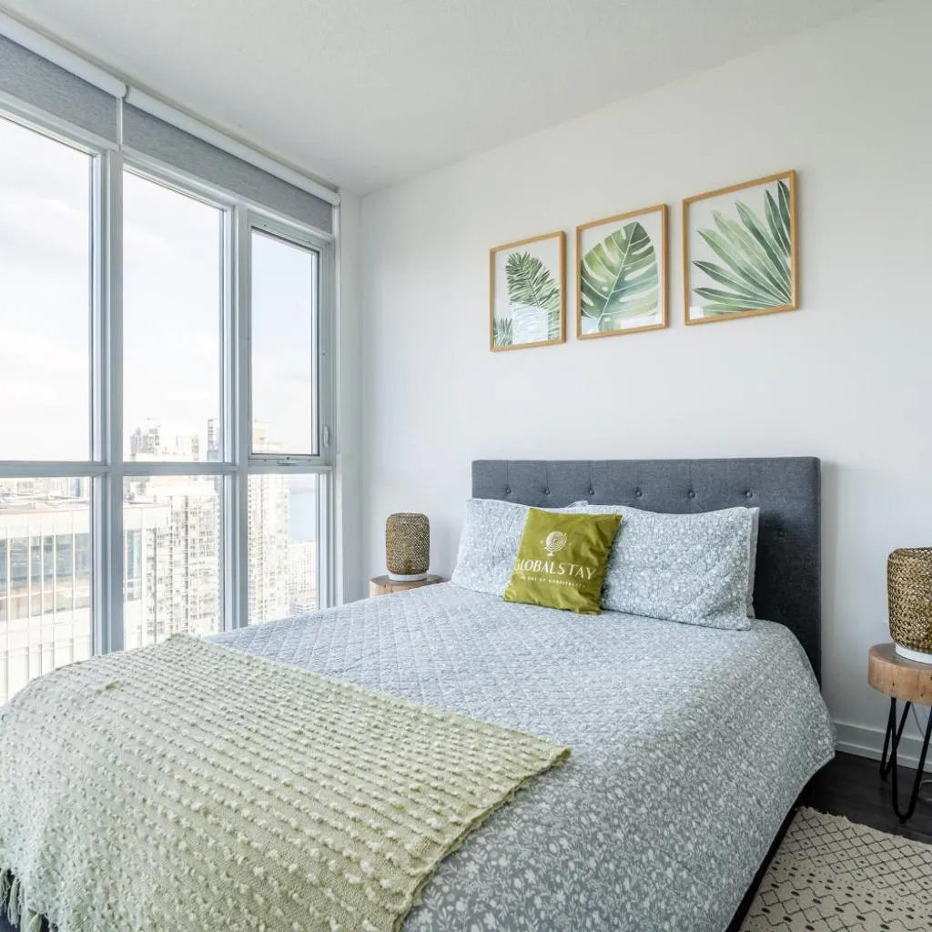 Photograph of Lake Ontario CN Tower View 1BR & DEN Condo Downtown Toronto