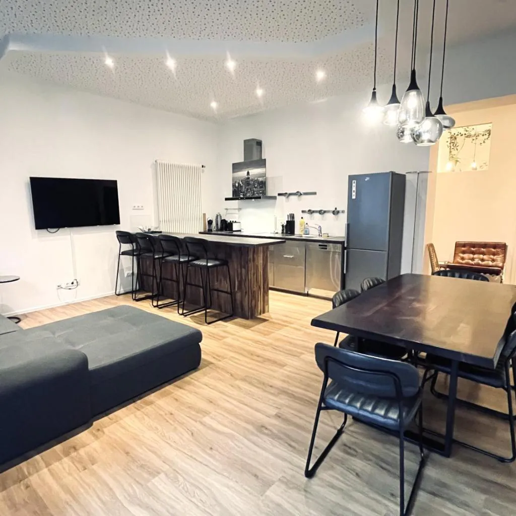 Photograph of Loft directly next to Oktoberfest and downtown