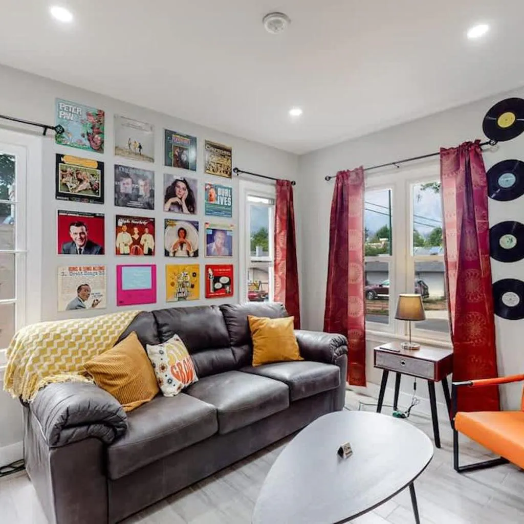 Photograph of groovy apartment in the heart of the city