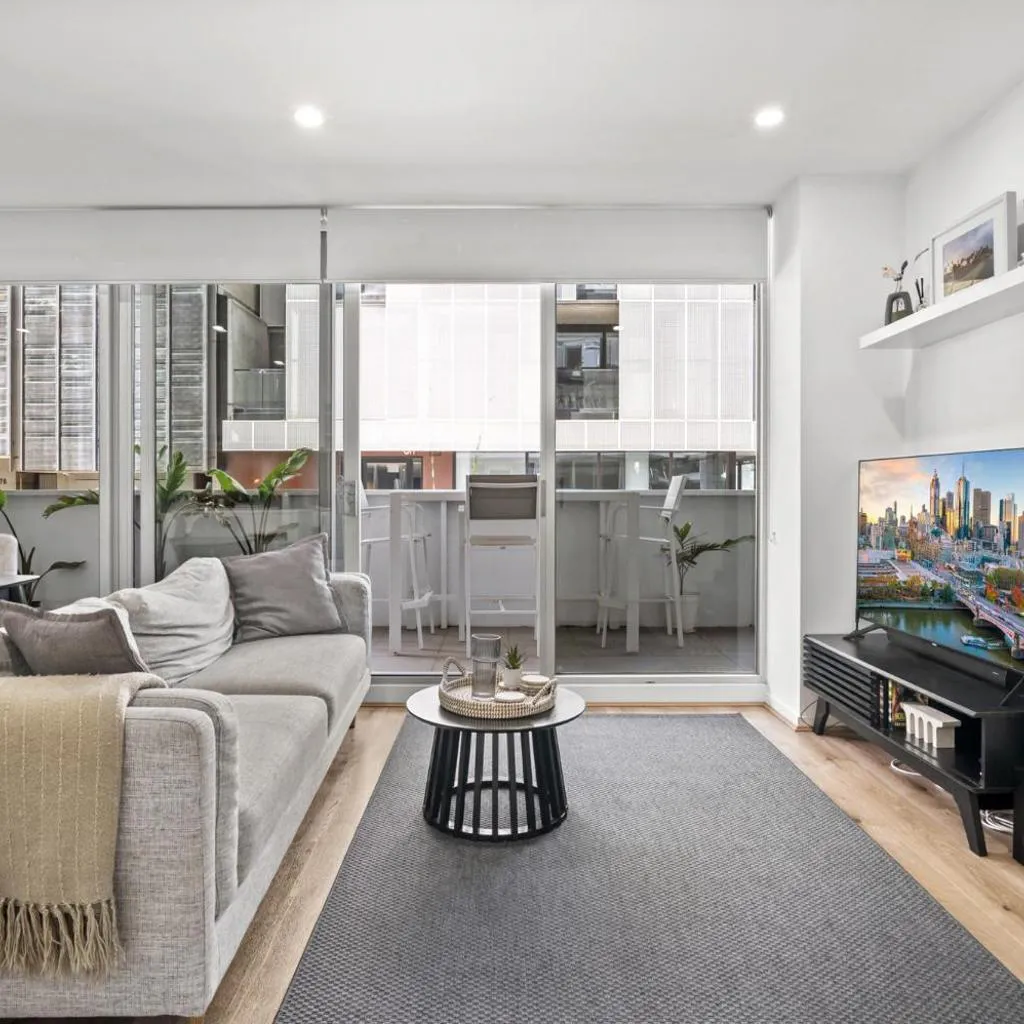 Photograph of Sleek South Yarra 2-Bed with Alfresco Dining