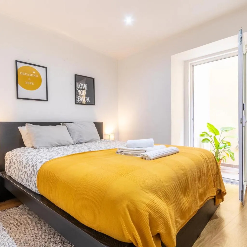 Photograph of Central Lisbon Apartment with Private Patio