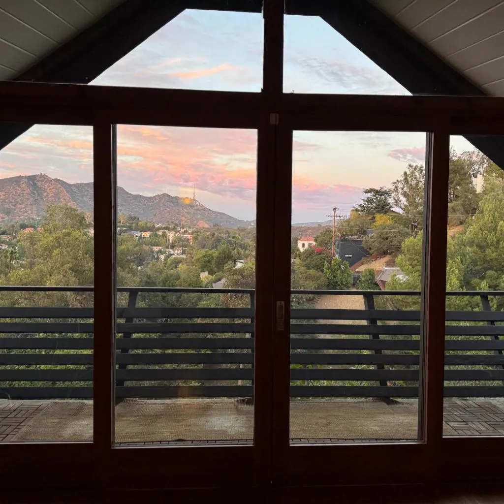 Photograph of Architectural Marvel in Hollywood Hills with Views