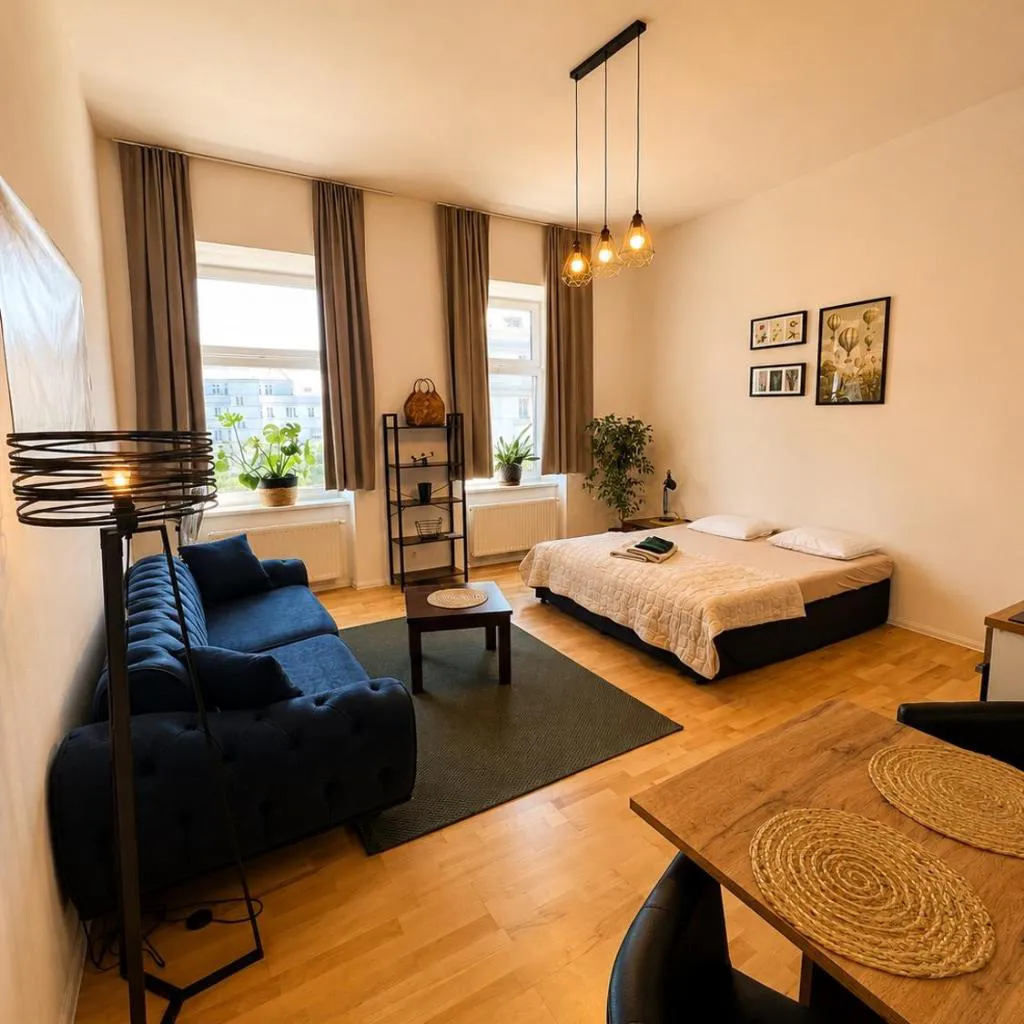 Photograph of Bibi Apartment for 3, FREE Parking, near Central Train Station, 7 Min by Metro to Stephansplatz