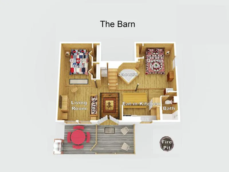 Photograph of The Barn by American Patriot Getaways