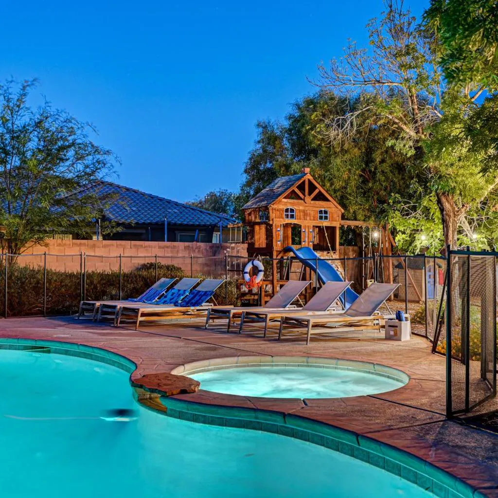 Photograph of Luxury 6 BR Home Large Pool & Spa with Grassy Yard