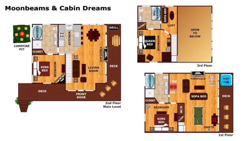 Photograph of Moonbeams & Cabin Dreams by American Patriot Getaways