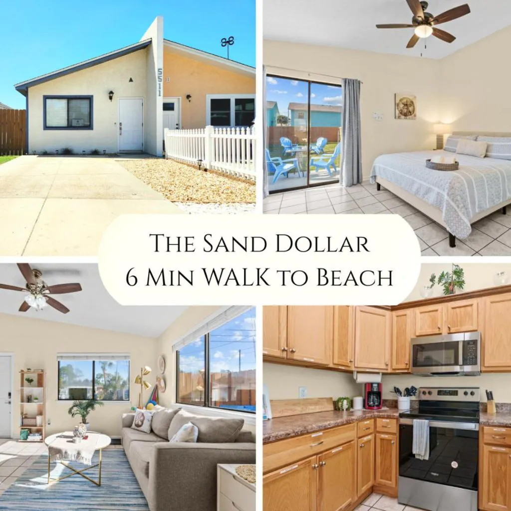 Photograph of The Sand Dollar - King Bed - 6 Min Walk to Beach