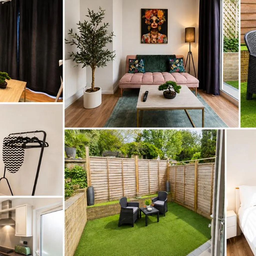 Photograph of Modern Brighton 1-Bed House with Garden & Parking