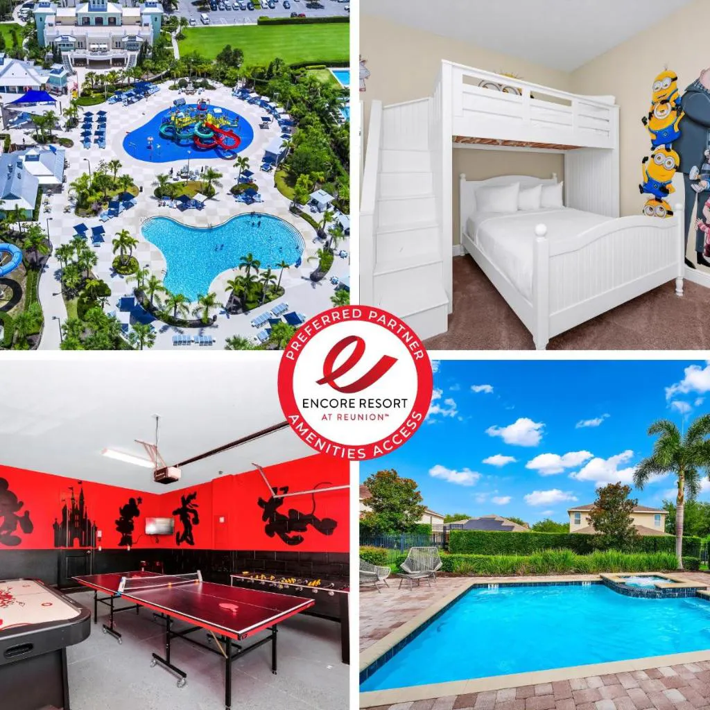 Photograph of Spacious Home Near Disney With Game And Themed Rooms With Waterpark & Resort Access At Encore Resorts Reunion - 581La