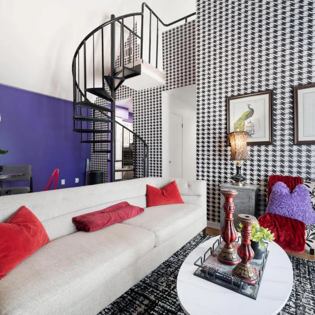 Photograph of Stylish 3BR Loft in Austin with Balcony for 8