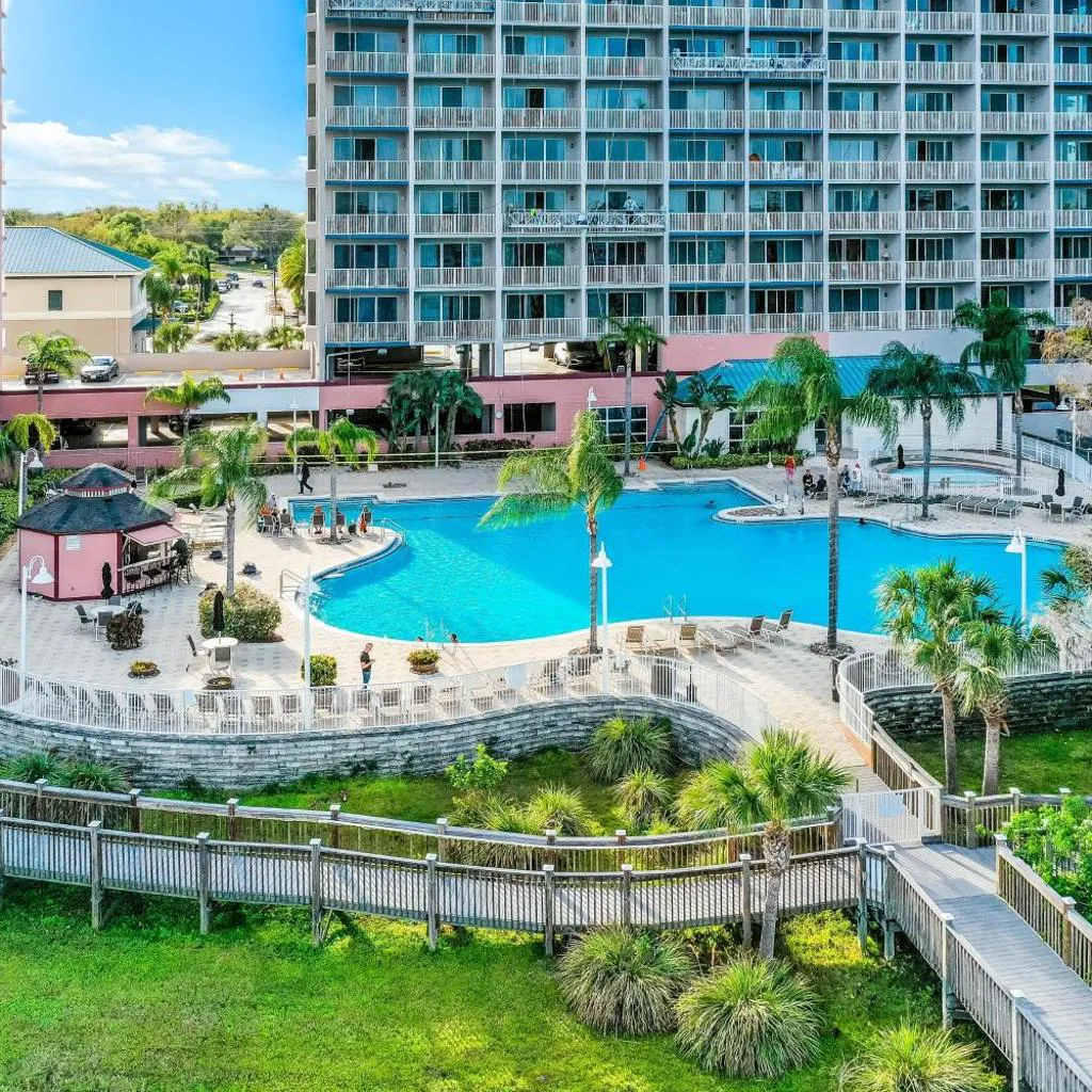 Photograph of Lakefront retreat near attractions with lake view, AC, WiFi, pool, hot tub & gym