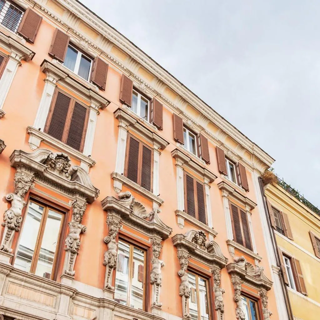 Photograph of Delightful Piazza di Spagna with balcony