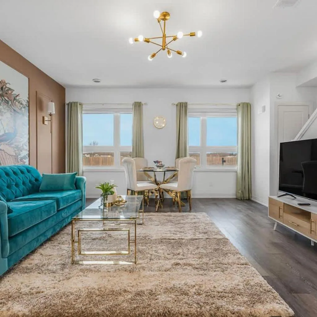 Photograph of Stylish Penthouse with Rooftop & Parking Included