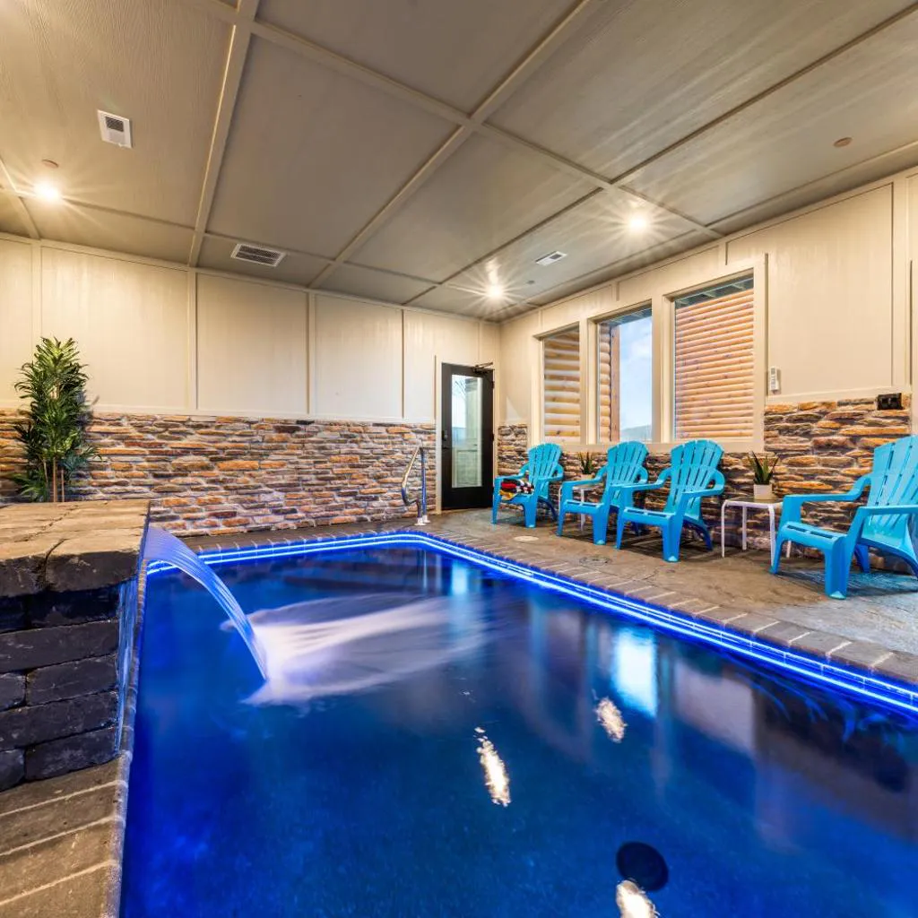 Photograph of Sleeps 14 - Indoor Pool, Hot Tub, Arcade Games, Movie Theatre and Pets Welcome