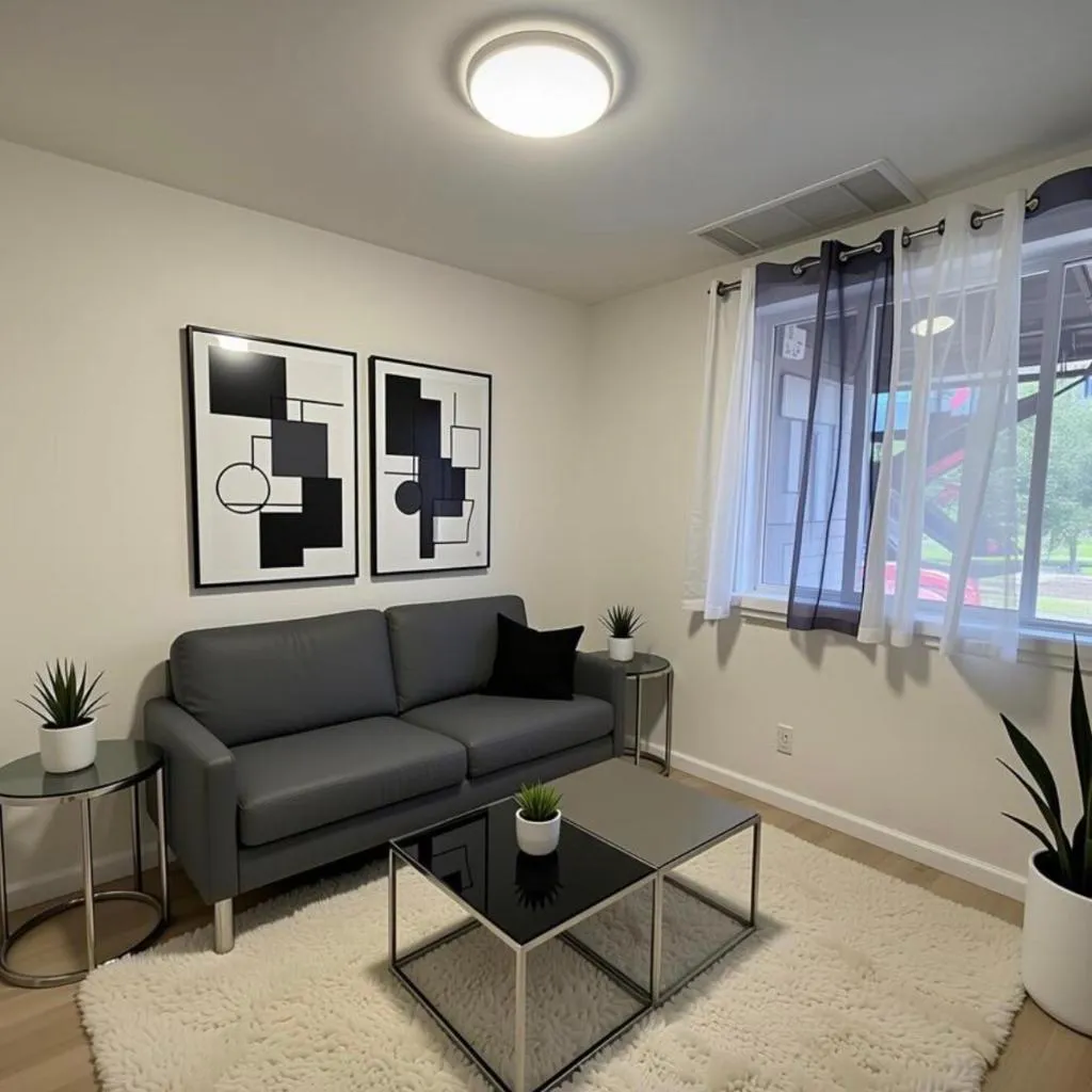 Photograph of Modern 2BR 2BA Apartment Garden-View