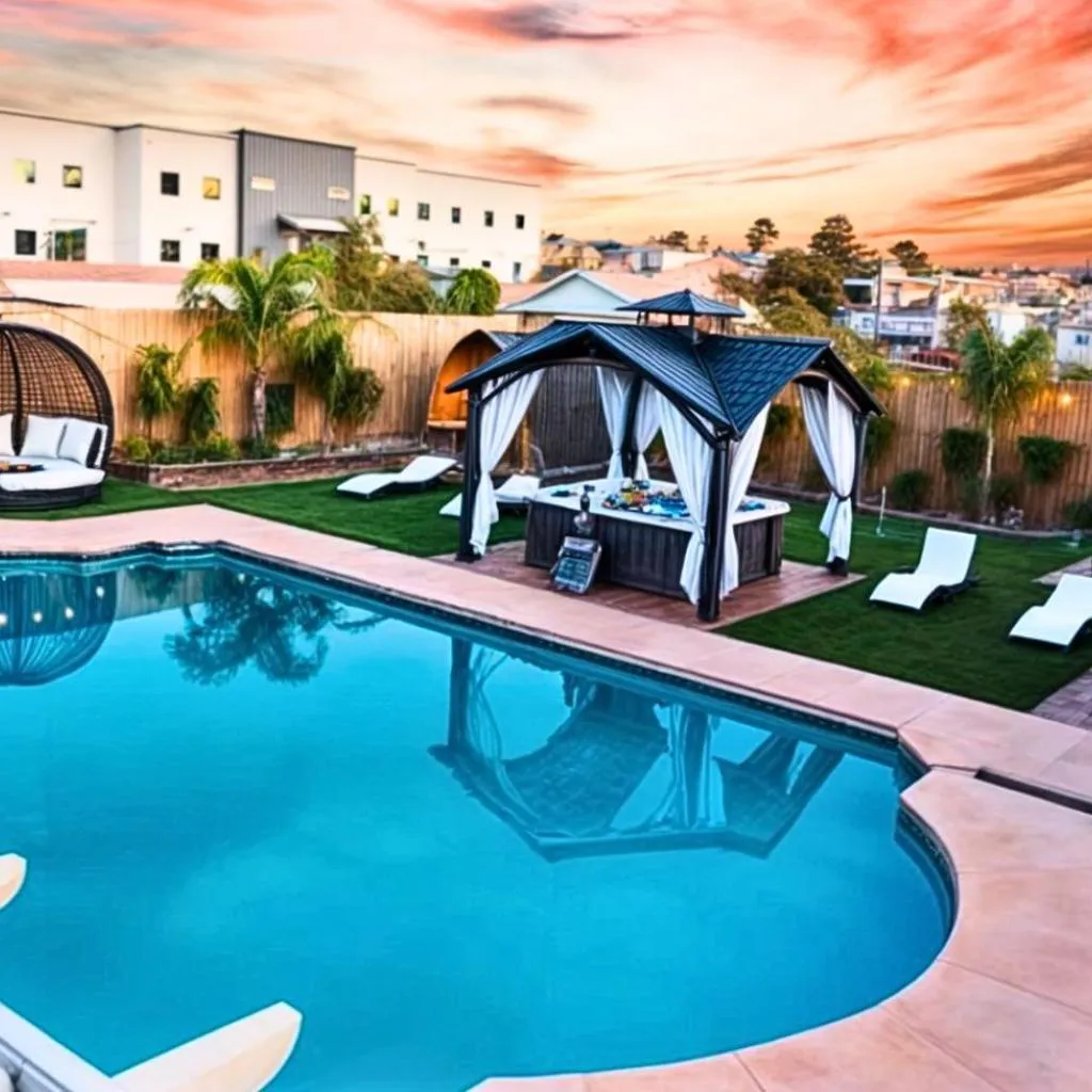 Photograph of Buddha Mansion Compound - Pickle Ball - Basket ball - Pool - Hot Tub - Sauna Game Room and much more