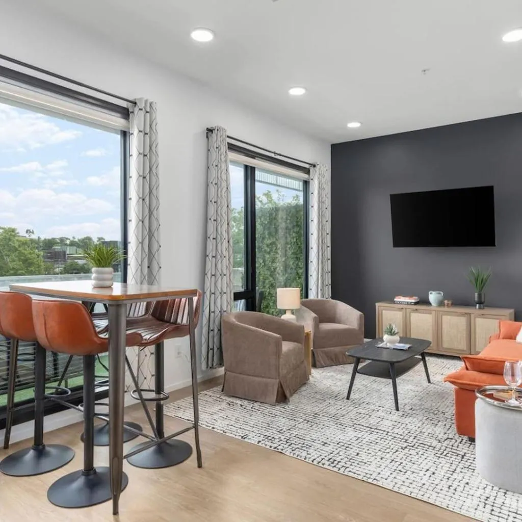 Photograph of Modern Gulch Getaway with Pool, Garage and Balcony