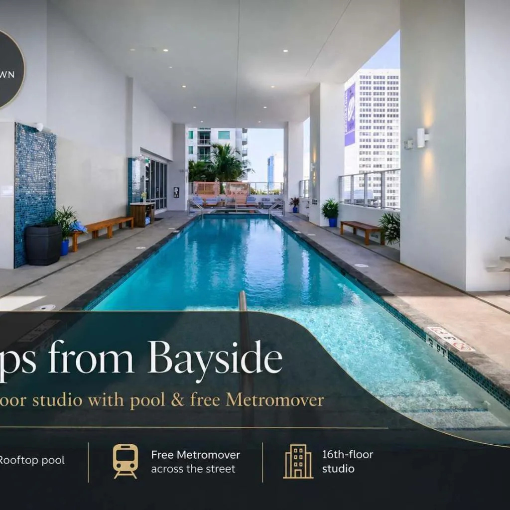Photograph of Explore Miami's Heat - Cozy Studio POOL & GYM