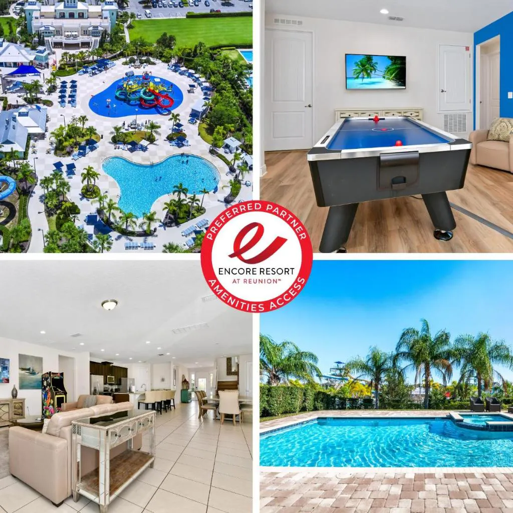 Photograph of Vibrant Home Near Disney With Private Pool, Waterpark And Resort Acces At Encore Resorts Reunion - 221Fl
