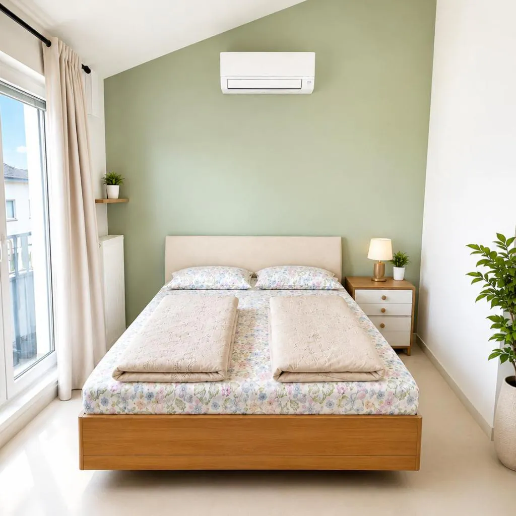 Photograph of Elegant Suite Room with Private Bathroom- Frankfurt Messe