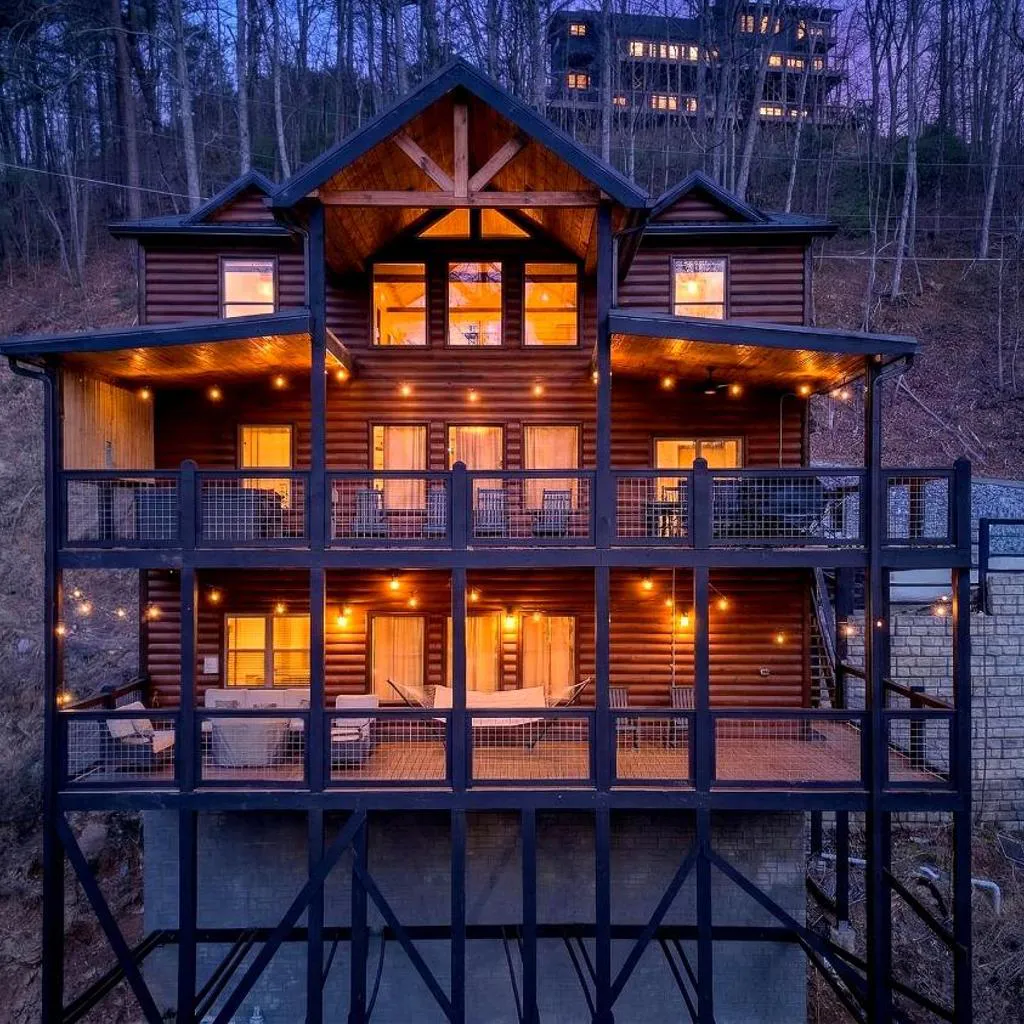 Photograph of Family Cabin Retreat, Hot Tub, Decks & Fire Pit