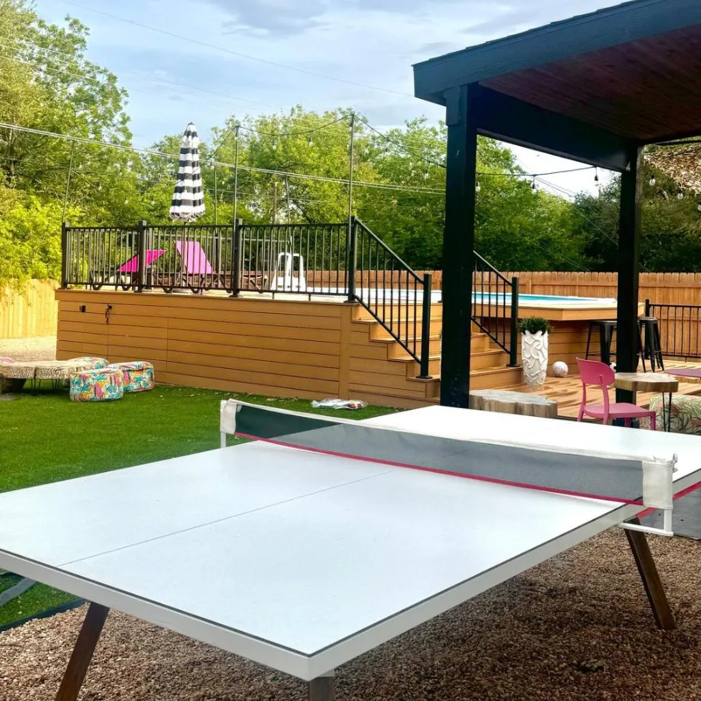 Photograph of Disco House ATX - Pool, Pickleball, Get Ready Room