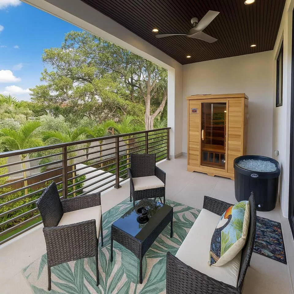 Photograph of Jungle Serene Lux Home with Pool Sauna Ice Bath