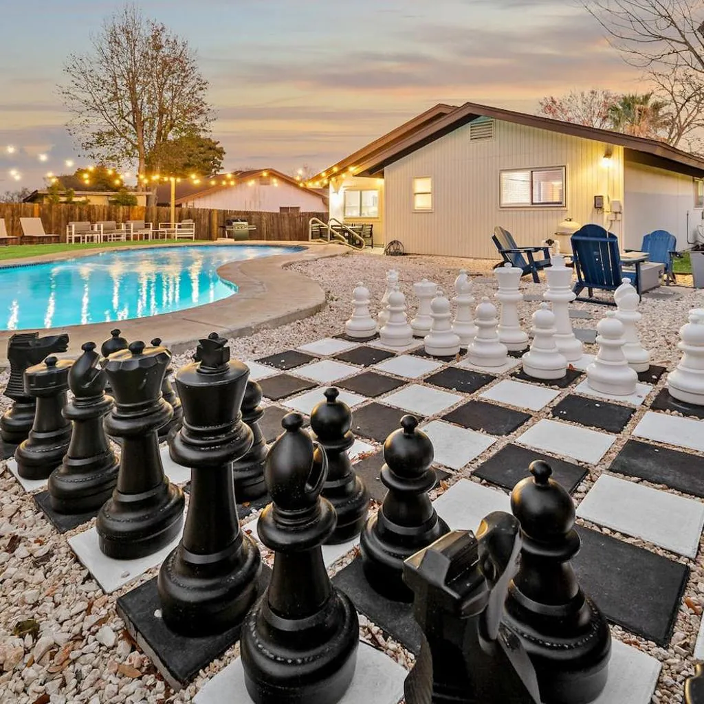 Photograph of Pool Oasis Gym, Games & Fire Pit